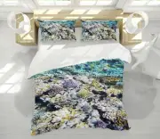 3D Stone Coral ZHUA643 Bed Pillowcases Quilt Duvet Cover Set Queen King Amy