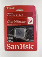 SanDisk Ultra 16 GB microSDHC Memory Card + SD Adapter
