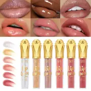USHAS Hot Matte Scepter Beauty Lip Gloss Gilt Glitter Moisturizing. X9J4