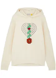 Moncler Genius 1 Moncler JW Anderson Hooded Cotton Sweatshirt - Beige - M M