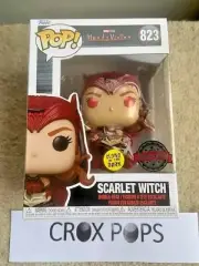 Scarlet Witch Darkhold GLOW SE 823 WandaVision Funko Pop Vinyl New Mint Box +P/P