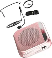 FUTUREORYY Travel-sized Microphone Compact Portable Speaker Led Screen Rechargeable Battery for Teachers Public Speaking