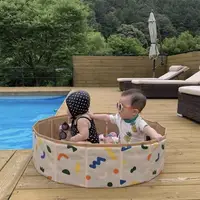 在飛比找樂天市場購物網優惠-充氣泳池 折疊泳池兒童游戲池波波池洗澡戲水池海洋球池小型家用