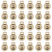 100pcs Cord Lock Single Hole Spring Toggle Stopper for Drawstring, Khaki