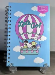 Hello Kitty & Friends Hard Cover Spiral Notebook Journal “Let’s Go!”