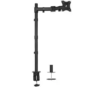 Single Monitor Desk Mount Fully Adjustable Stand Ultra Wide 22 lbs Capacity