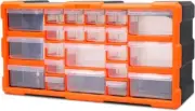 22 Drawers Parts Storage Cabinet Tool Box Bin Chest Case Plastic Organizer To...