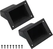 uxcell XRZ13081 Recessed Speaker Handle 130mm x 81mm Grasp Holder Replacement Speaker Cabinet Box Handles 2 Pcs