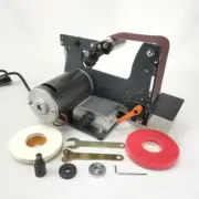 680W Small Electric Benchtop Sander Woodworking Polisher Grinder Belt Sander