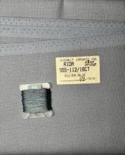Aida Silver Blue 1/2 Yard 16 Count 52 In Wide