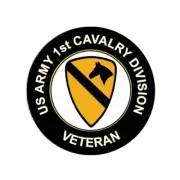 US Army 1st Cavalry Division First Team Golf Ball Marker Gift + HAT CLIP