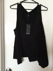 Taking Shape Size S Black Blouse