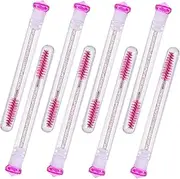 PLAFOPE 16 Pcs Diamond Mascara Brush Lash Tools Eye Powder Brush Lash Makeup Stick Eyeliner Bottles Lash Supplies Lash Wand Tubes Eyelash Extensions Tool Eyelash Cream Wand Acrylic