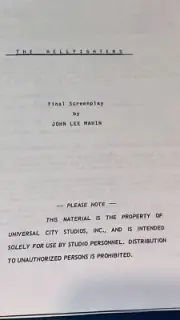The Hellfighters Staring John Wayne Final Screenplay -Red Adair Oil Well Hero!