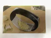 Garlic Press Stainless Steel Crusher Mincer Chopper Peeler Squeeze Ginger Cutter