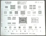 AMAOE SF1 BGA Reballing Stencil for Microsoft Surface Tablet Notebook SSDPEBKF12