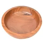 AU (39x11.5cm )Wooden Salad Bowl Food Fruit Container Dish Tableware Kitchen Ute