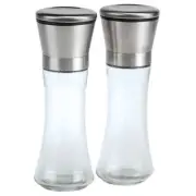 Stainless Steel Salt & Pepper Grinder Set by Home Marketplac