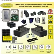 24V Solar Underground Driveway Gate system ✔Discreet ✔Access Control Bundle