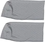 VILLFUL 2pcs Elastic Sofa Armrest Covers Stretch Couch Armrest Protectors Comfortable Skin Friendly Fits Sofa Styles Design for Home Decoration