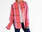 Kerri Rosenthal mia plaid shirt in MULTI - size S