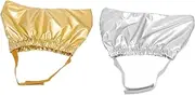 Yardwe 2Pcs Pet Shower Caps for Dogs and Cats Portable Bath Hats for Ear Protection During Baths Durable Material for Puppy and Kitten Bathing