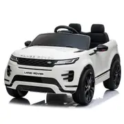 Land Rover Licensed Kids Electric Ride On Car Remote Control - White