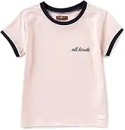 7 for All Mankind Girls' Big Ringer Fitted Tee