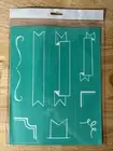 Chalk Couture Banners Corners Size B Transfer Stencil 8x10 Retired
