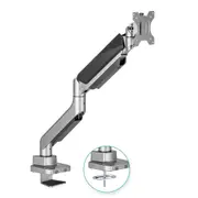 mbeat Activiva Heavy Duty Single Monitor Screen Gas Spring Monitor Arm ACA-HMA-SGS01Y Color: Metallic Grey Screen Rotation: +180~-180 ACA-HMA-SGS01Y