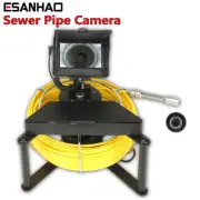 30M Pipe Inspection Camera 17mm HD 1200TVL Drain Sewer Camera 4.3" LCD Monitor