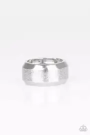 Paparazzi Mens Ring /Checkmate - Silver