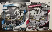 Pokémon Black Bolt & White Flare Binder Collection Bundle Set of 2 Ships Fast