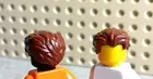 LEGO Layered Hair Reddish Brown Thick Textured Handsome Boy Girl Longer Bangs