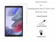 For Samsung Galaxy Tab A 7 Lite 8.7" PET Clear/Tempered Glass Screen Protector