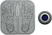 Rechargeable Foot Stimulator Mat, Foot Massager for Feet and Calves, Intelligent Display with 8 Modes, 19 Intensity Levels, Relaxation and Machine for Tired Feet and Legs