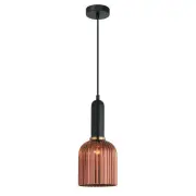 VINTAJ Pendant Lamp Light Interior ES Copper Glass Ellipse OD140mm