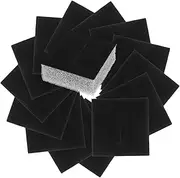 TEMPNAP 30pcs Box Jewelry Box Sponge Pad for Ring Earrings Showcase Trays Earring Display Pad Jewelry Insert Tray Shelf Jewelry Foam Insert Ring Foam Pad Foam Insert Display Trays Black