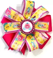Beautiful Once Upon a Time (Carriage) inspired hair bow for girls.