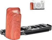 WEPOTO X100V Hand Grip Quick Release Plate L Bracket Compatible with Fujifilm X100V Camera,Aluminium Padauk-1009