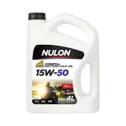 Nulon Mineral Super 15W-50 Motorcycle 4 Stroke Engine Oil 4L MC15W50-4