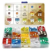 140 Pcs Fuses Automotive Kit - Blade Auto Fuse Assortment Standard and Mini