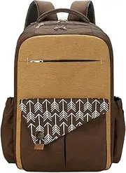 Diaper Backpack – Women’s Travel Bag, Waterproof Tote | Large Capacity Organizer, Stroller Multi-Layer, Charging Port Included, Baby Carrier