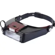 Ironton Headband Magnifier, 1.5X, 3X, 6.5X and 8X Magnification