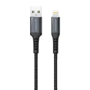 RockRose Braided Powerline AC 3A USB 2.0 to Lightning Charging Cable - 1m (RRCS07L)