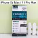 【ACEICE】2.5D霧面磨砂滿版玻璃保護貼 iPhone Xs Max / 11 Pro Max (6.5吋) 黑