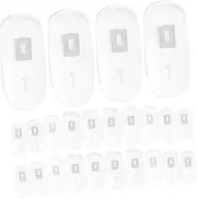minkissy 100 Pcs Nail Art Joint Nail Chips Press Nails Fingers Nail Polish Sample Sticks Practice Fake Nails Nail Display Sticks for Nail Polish Nail Training Finger Fake Nails Tips Abs