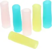 Healeved Protect Your Manicure Tools 12pcs Silicone Nail Scissor Handle Sleeves Non-slip Easy On/off