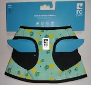 RC Pet Products Cirque Soft Walking Step-in Dog Harness Pineapple Parade X-Large
