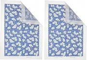 Generic Blue Floral Pottery Transfers High Temperature Underglaze Ceramic Decal Paper for Stoneware and Porcelain Easy DIY Crafting for Beginners and Artists